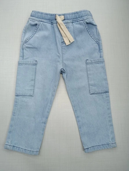 LCW Kids İNDİGO Basic Erkek Bebek Jean Pantolon ürün görseli 1