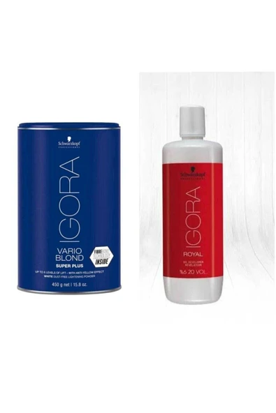 Igora Igora Toz Açıcı 450 G Beyaz + Royal Oksidan 20 Vol. ürün görseli 1