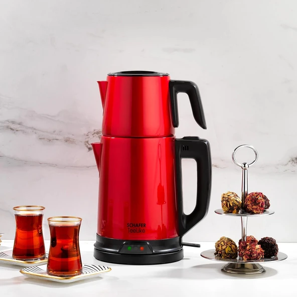 Schafer TeeLike 1800 W Çay Makinesi Kırmızı ürün görseli 1