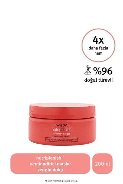 Aveda Nutriplenish Kuru Saçlar Için Yoğun Nemlendirici Maske 200ml ürün görseli 1