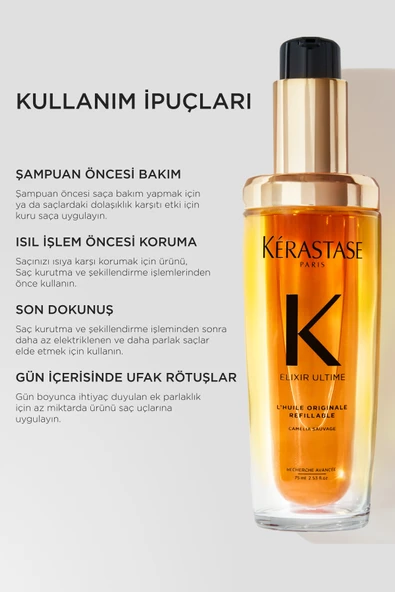 Kerastase Elixir Ultime Saç Bakım Yağı 75 ml 75 ml - Resim 8