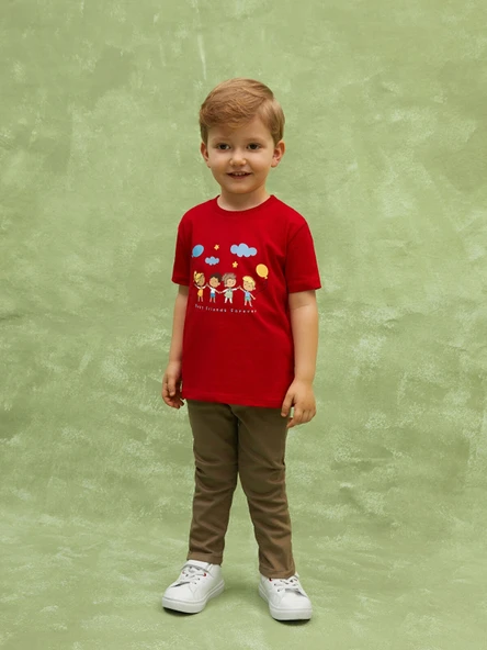 LCW Kids Haki Basic Erkek Bebek Pantolon ürün görseli 1