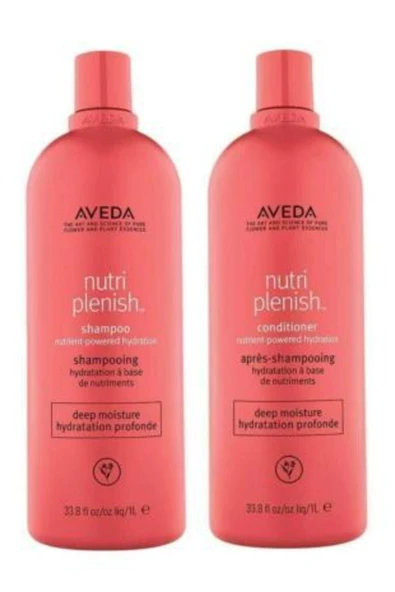 Lava Aveda- Nutriplenish 1000 Ml Kalın Tellir Saç Kremi Ve 1000 Ml Şampuan Avantaj Seti ürün görseli 1