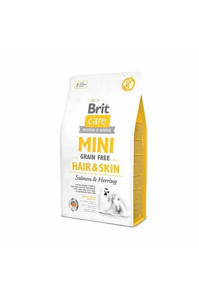 Mini Hair&Skin Somonlu ve Ringa Balıklı Tahılsız Köpek Maması 2 Kg ürün görseli 1