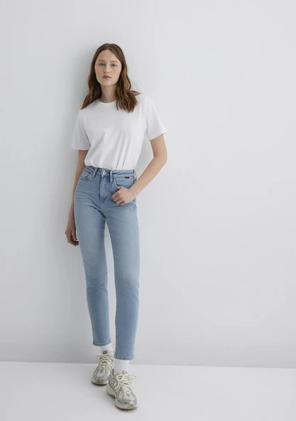 Mavi 101077-89180 Star Gold Shape Puslu Buz Mavi Jean Pantolon ürün görseli 1