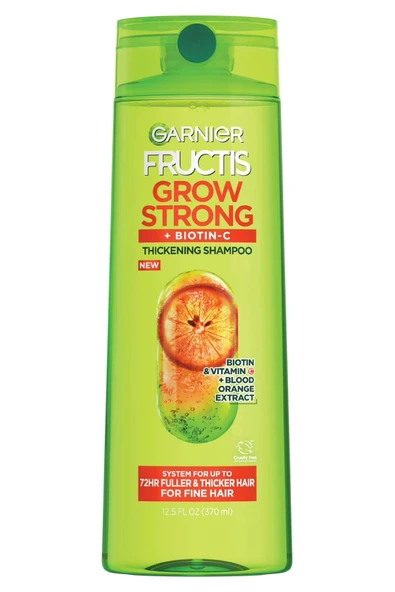 Garnier Fructis Grow Strong + Biotin-C Dolgunlaştırıcı Şampuan 370ML ürün görseli 1