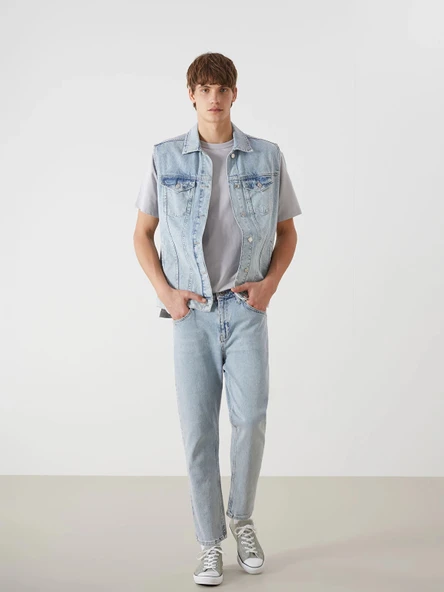 LCW Jeans Indigo 710 Loose Fit Erkek Jean Pantolon ürün görseli 1