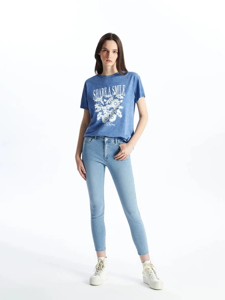 LCW Jeans Indigo Mercury Skinny Fit Kadın Jean Pantolon ürün görseli 1