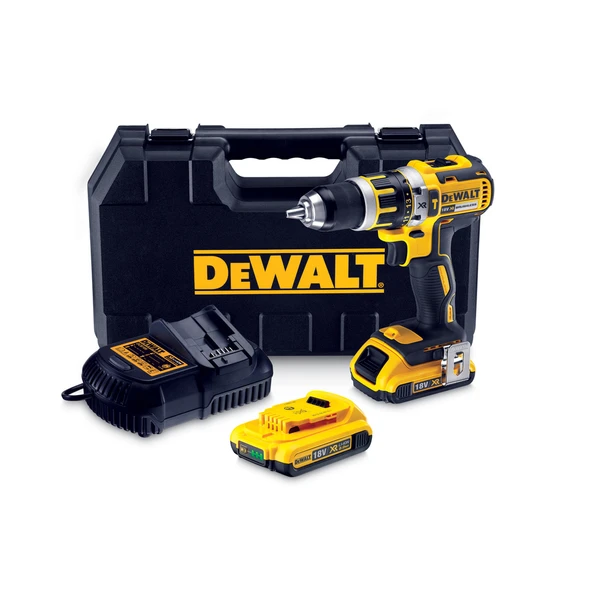 Dewalt DCD796D2/QW Çift Akülü Kömürsüz Profesyonel Darbeli Matkap,18Volt/2.0Ah Li/Ion ürün görseli 1
