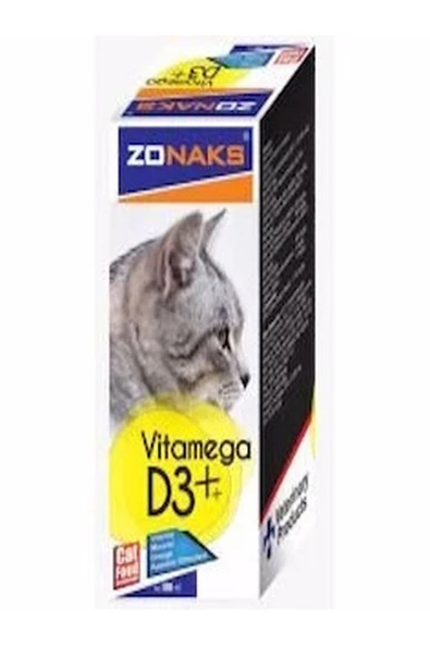 VITAMEGA D3 PLUS | KEDİ  VİTAMİN VE MİNERAL TAKVİYESİ, 100 GR ürün görseli 1