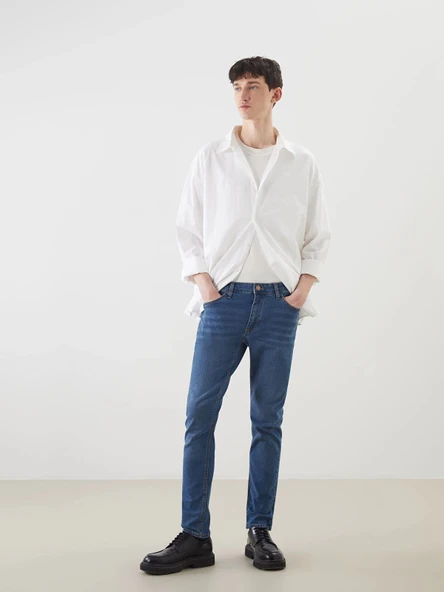 LCW Jeans Indigo 760 Skinny Fit Erkek Jean Pantolon ürün görseli 1