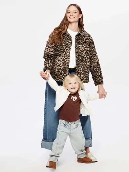 LCW Kids Mavi Beli Lastikli Kız Çocuk Jean Pantolon ürün görseli 1