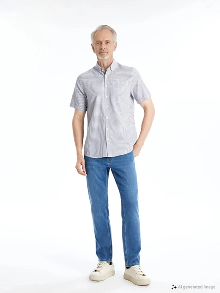 LCW Jeans Indigo 779 Regular Fit Erkek Jean Pantolon ürün görseli 1