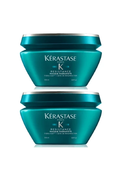 Kerastase Resistance Ciment Masque Therapiste Çok Yıpranmış Saçlar İçin Maske 200 ml 2 Adet ürün görseli 1