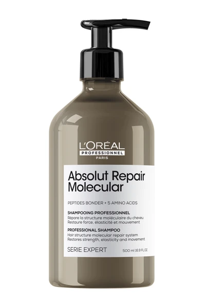 L'oreal Professionnel Serie Expert Absolut Repair Molecular Tüm Yıpranmış Saçlar Için Arındırıcı Şam ürün görseli 1