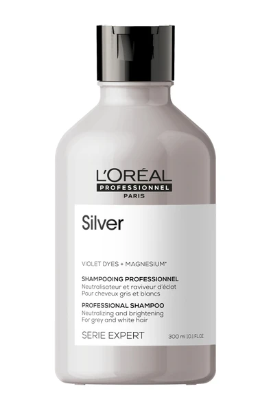 L'oreal Professionnel Serie Expert Silver Çok Açık Sarı, Gri Ve Beyaz Saçlar Için Renk Dengeleyici M ürün görseli 1