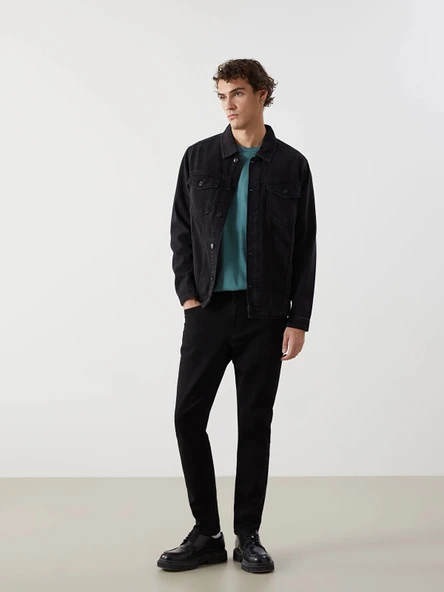 LCW Jeans Siyah 760 Skinny Fit Erkek Jean Pantolon ürün görseli 1