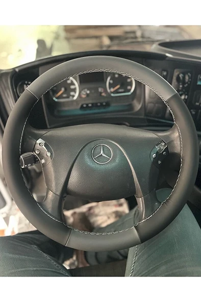 Mercedes Axor 1840 Direksiyon Kılıfı (gri Siyah) ürün görseli 1