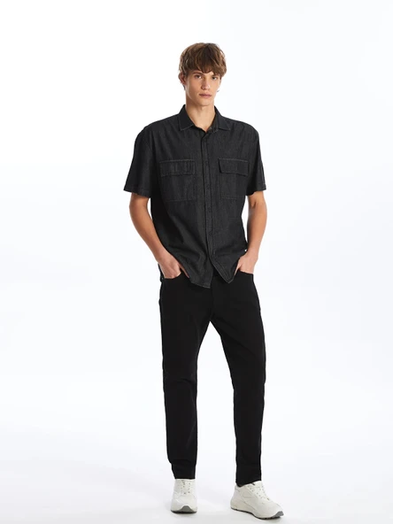 LCW Jeans Siyah 750 Slim Fit Erkek Jean Pantolon ürün görseli 1
