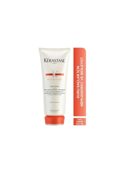Kerastase Nutritive Lait Vital Normal/hafif Kuru Saçlar Için Nem Veren Besleyici Bakım Sütü 200ml ürün görseli 1