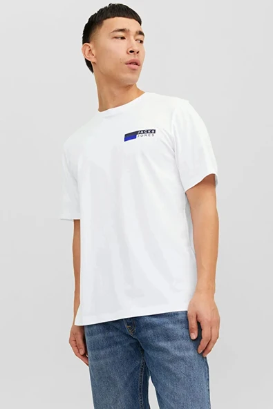 Jack&jones 12233999 Erkek Tshirt - Beyaz ürün görseli 1