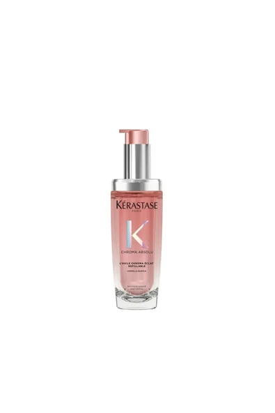 Kerastase Chroma Absolu L'huile Chroma Eclat Boyalı Saçlar Için Bakım Yağı 75 ml Yeniden Doldurulabilir ürün görseli 1