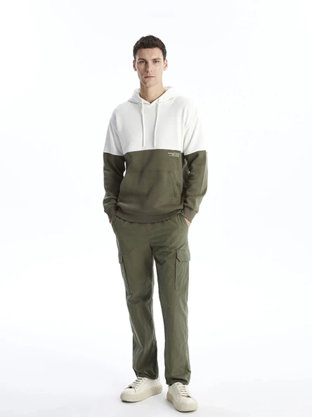 LCW Casual HAKİ Standart Kalıp Poplin Erkek Pantolon ürün görseli 1