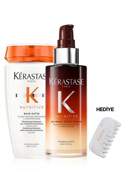 Kerastase Nutritive Besleyici & Nemlendirici Saç Bakım Seti - Şampuan & Serum ürün görseli 1