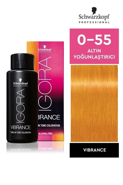 Igora Vibrance 0-55 Altın Yoğunlaştırıcı Saç Boyası 60ml ürün görseli 1