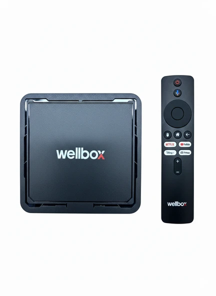 Wellbox 4k Android Tv Box Medya Oynatıcı ürün görseli 1