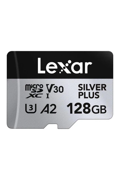 Lexar Professional 128GB 205 MB/s Silver Plus MicroSD Hafıza Kartı ürün görseli 1