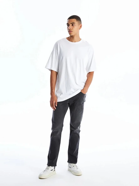 LCW Jeans Antrasit 750 Slim Fit Erkek Jean Pantolon ürün görseli 1