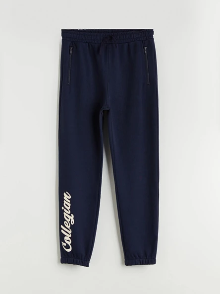 LCW Kids Lacivert Beli Lastikli Erkek Çocuk Jogger Eşofman Altı ürün görseli 1