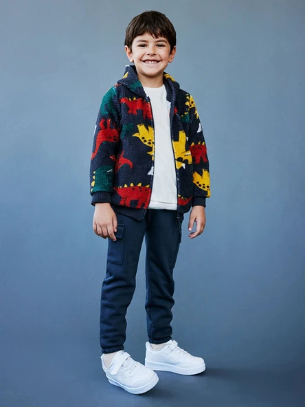 LCW Kids Antrasit Beli Lastikli Kalın Erkek Çocuk Jogger Eşofman Altı ürün görseli 1