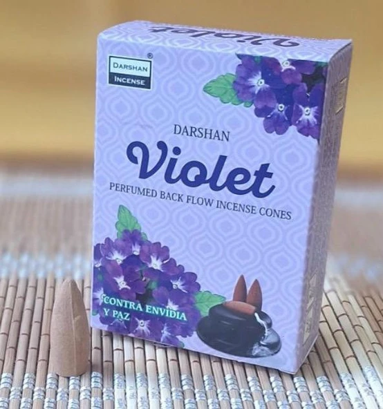 Darshan Geri Akış Tütsü Violet ürün görseli 1
