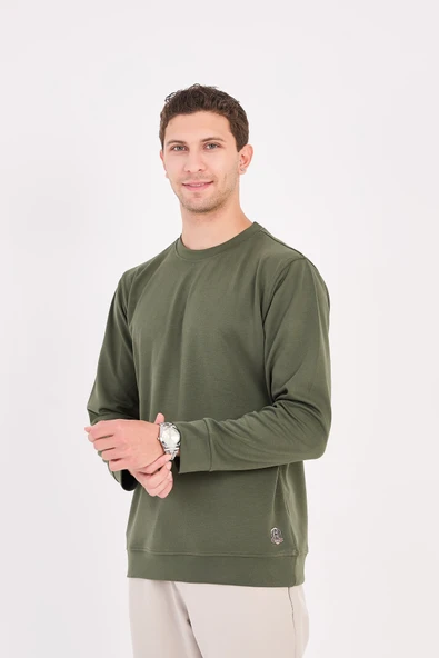 Erkek Rahat Kesim Modal Sweatshirt - R2636 ürün görseli 1