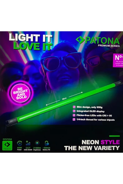 Patona 4286 PREMIUM LED DYNAMİC 43 RC 100RGB - Resim 2