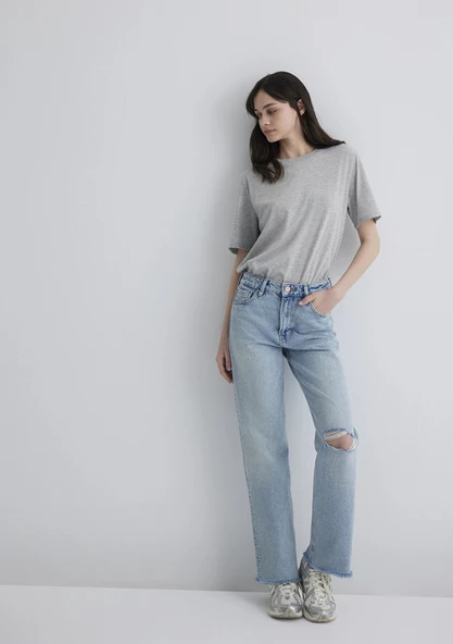 Mavi 101047-89198 Barcelona Kolej Vintage Açık Mavi Jean Pantolon ürün görseli 1