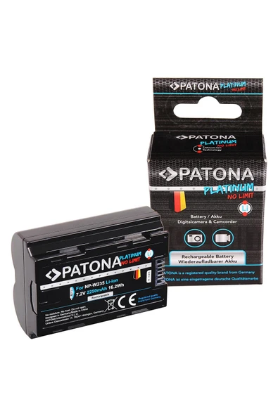 Patona Platinum Fuji NP-W235 Batarya Pil ürün görseli 1