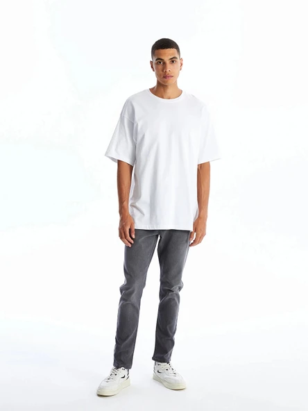 LCW Jeans Gri 760 Skinny Fit Erkek Jean Pantolon ürün görseli 1