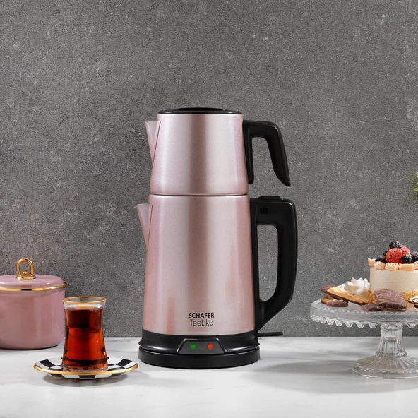 Schafer TeeLike Elektrikli Çay Makinesi -ROSEGOLD ürün görseli 1