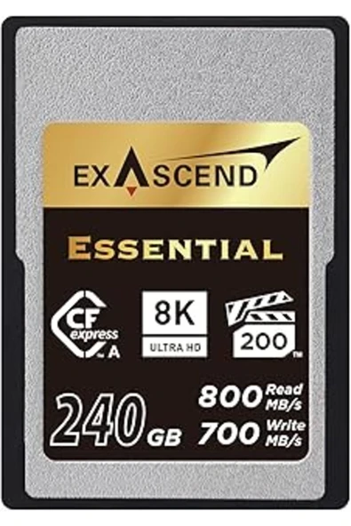 ASİTAN Exascend Essential 240Gb Cfexpress Type A Hafıza Kartı ürün görseli 1
