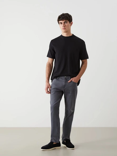 LCW Jeans Gri 779 Regular Fit Erkek Jean Pantolon ürün görseli 1
