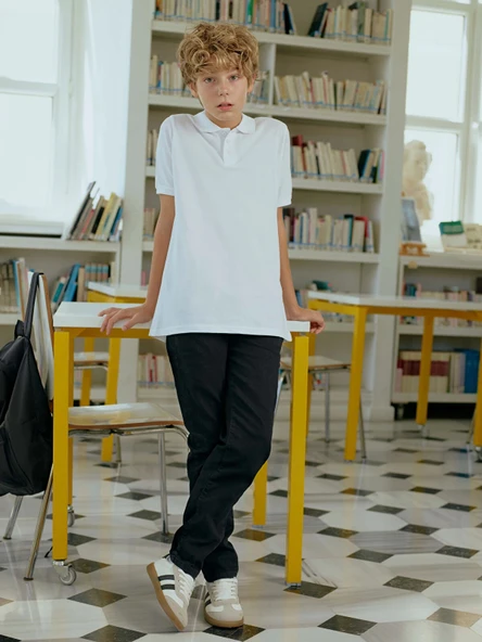 LCW Kids Siyah Slim Fit Erkek Çocuk Jean Pantolon ürün görseli 1