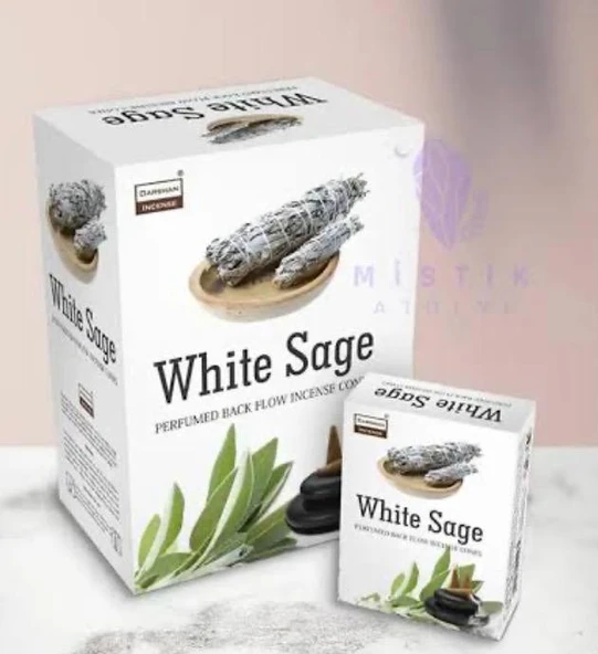 Darshan Geri Akış Tütsü Wıhıte Sage ürün görseli 1