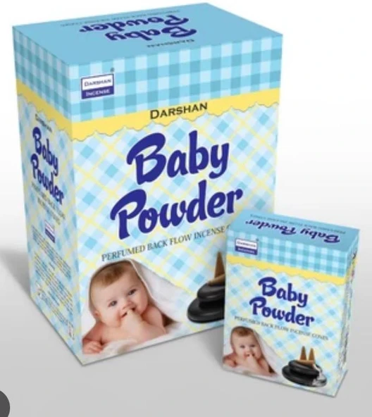Darshan Geri Akış Tütsü Baby Powder ürün görseli 1