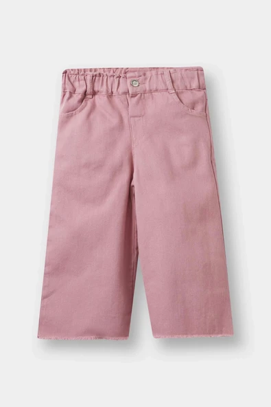 Defacto F9805 Pembe Kız Bebek Gabardin Pantolon ürün görseli 1