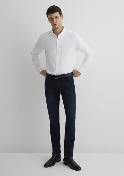Mavi 0035187841 Marcus Premium Blue Mürekkep Mavisi Jean Pantolon ürün görseli 1