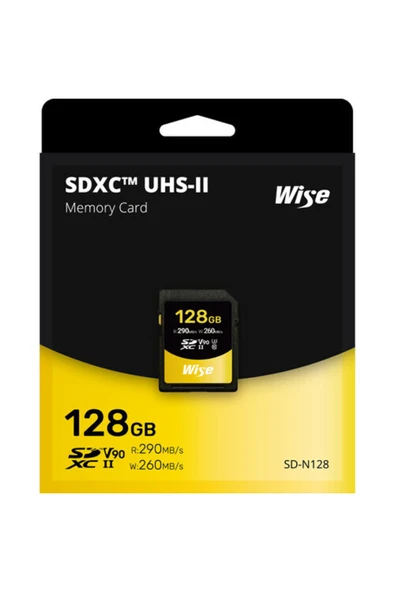 Wise Advanced 128GB SD-N UHS-II V90 SDXC Hafıza Kartı ürün görseli 1
