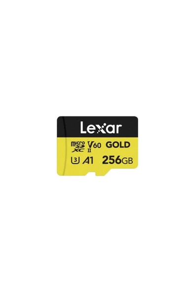 Lexar 256GB 280 Mb/s Uhs-Iı V60 Microsd Hafız Kartı (Gold Serisi) ürün görseli 1